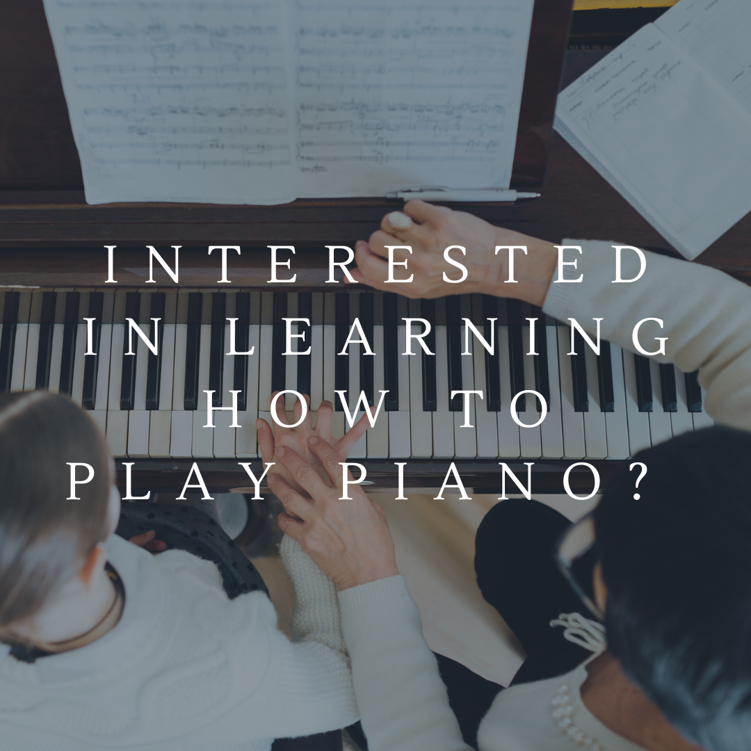 Interested in learning how to play piano? 